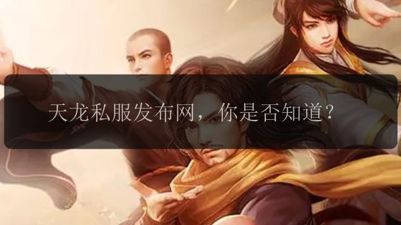 天龙私服发布网，你是否知道？ 