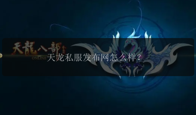 天龙私服发布网怎么样？ 