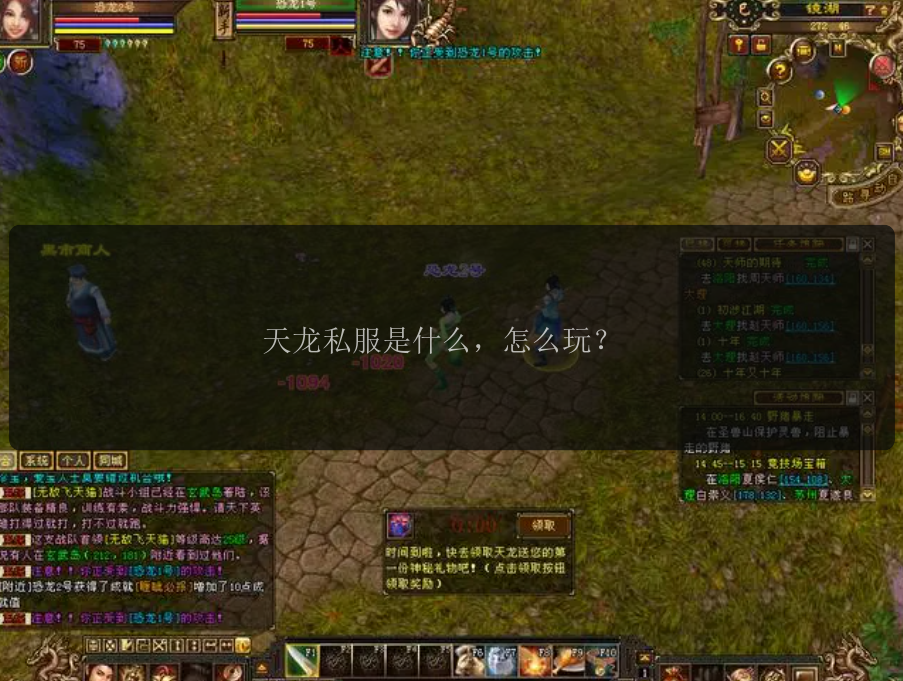 天龙私服是什么，怎么玩？ 