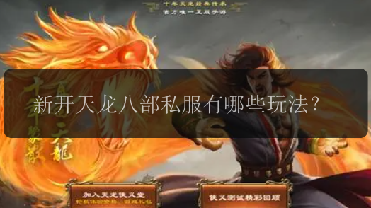 新开天龙八部私服有哪些玩法？ 